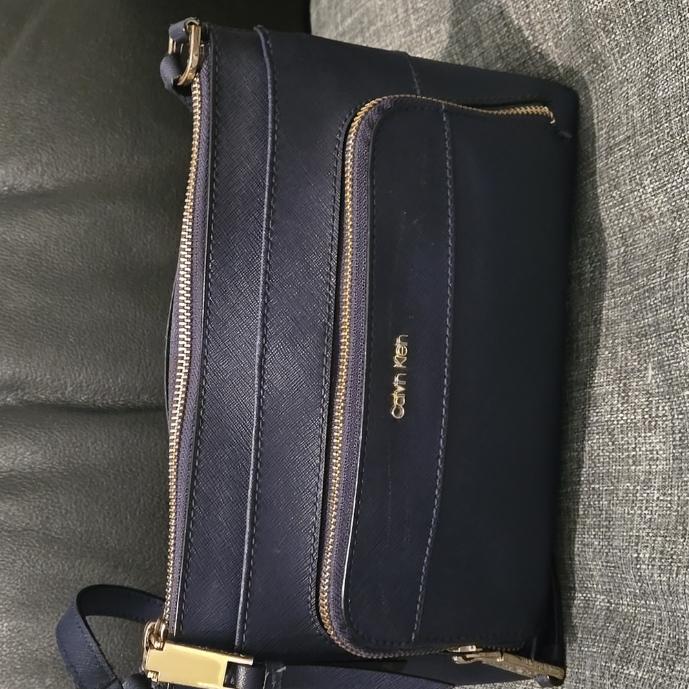 Calvin Klein Navy Blue cross body